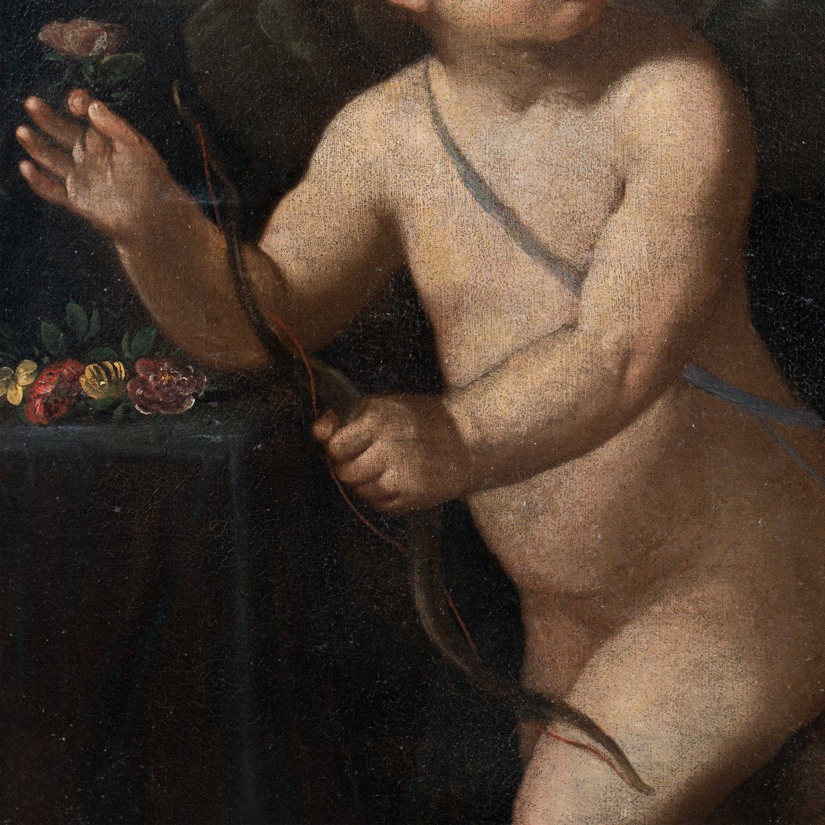 Cerchia di Guido Reni (Bologna 1575 - Bologna 1642) - Cupido.-photo-3