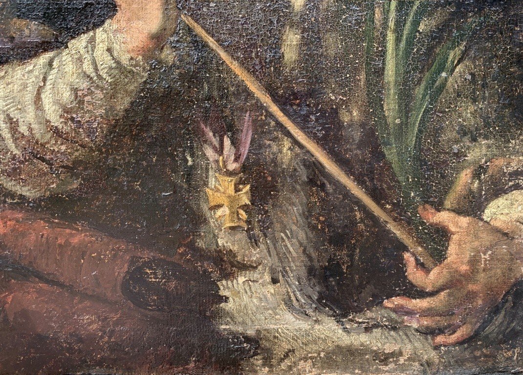 Pittore italiano (XVIII secolo) - San Giovanni Nepomuceno.-photo-1