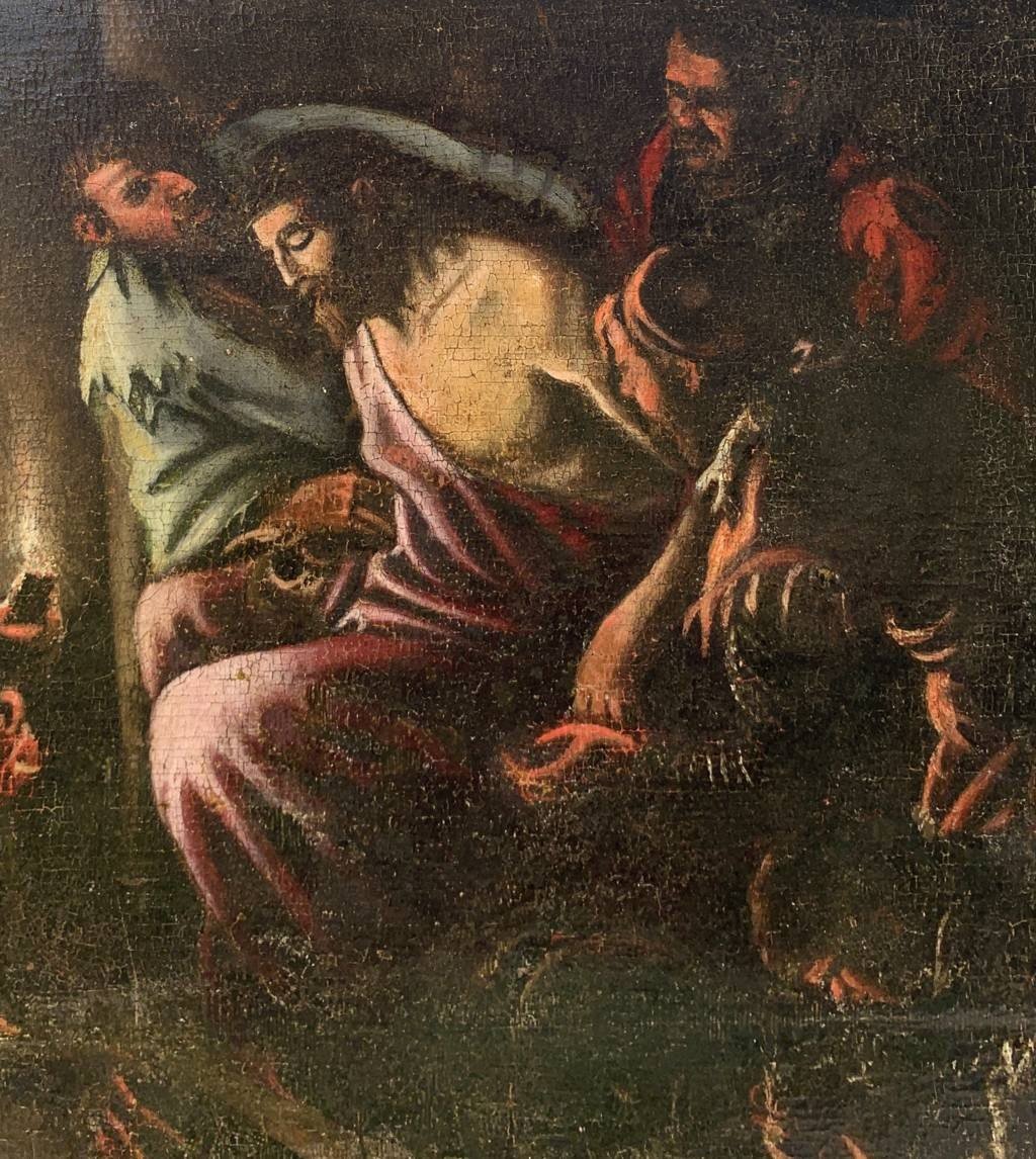 Seguace di Jacopo Da Ponte, detto Jacopo Bassano -  Cristo deriso - XVII-photo-1