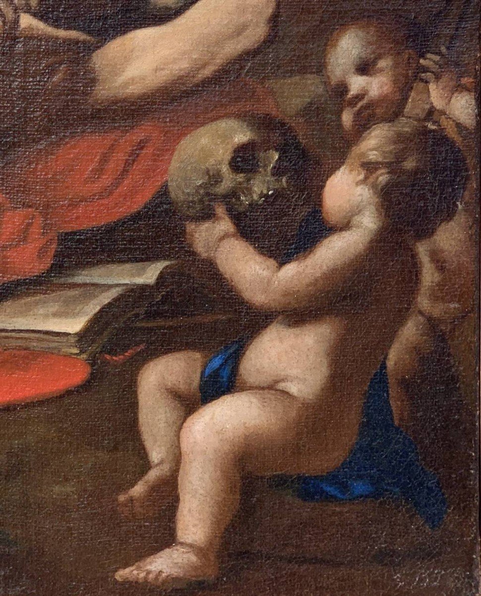 Giovanni Francesco Barbieri, detto Guercino, bottega di - San Girolamo - XVII-photo-1