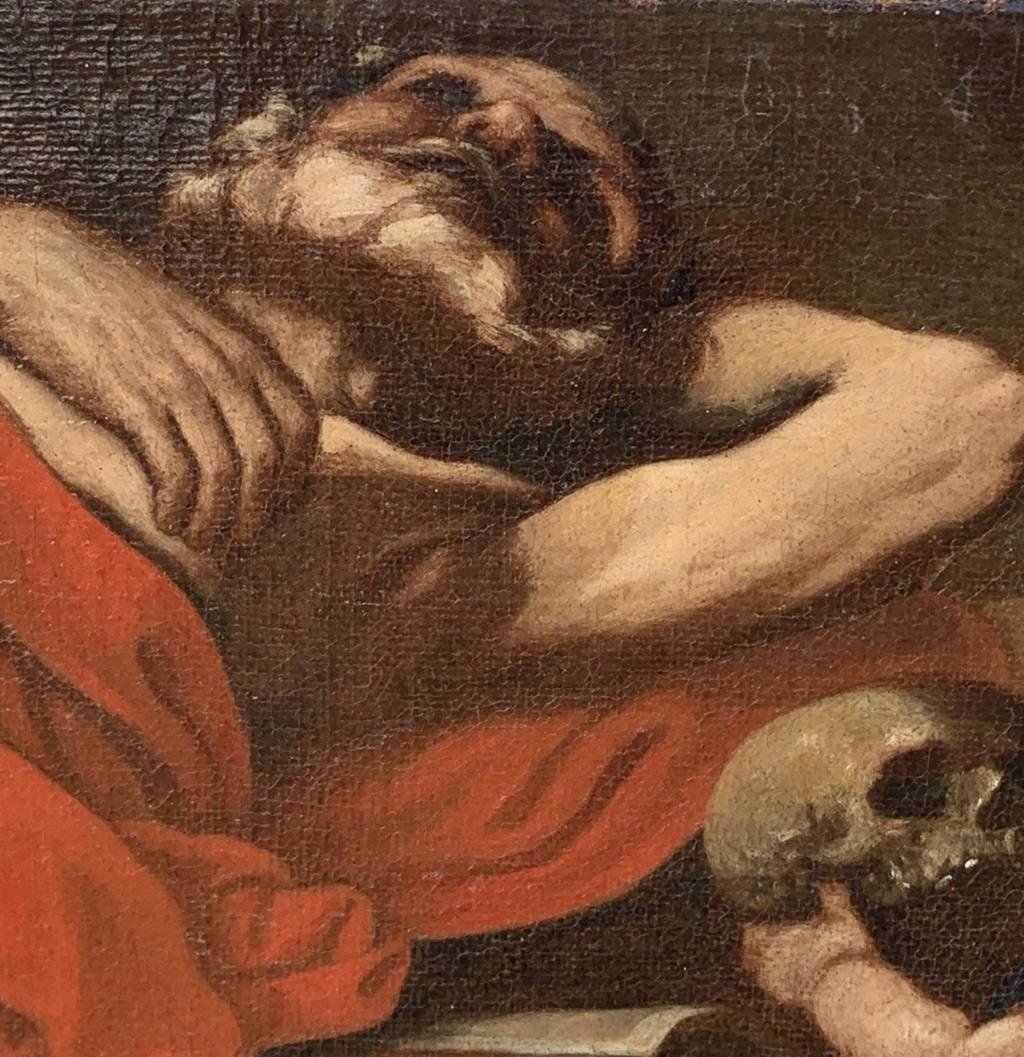 Giovanni Francesco Barbieri, detto Guercino, bottega di - San Girolamo - XVII-photo-2