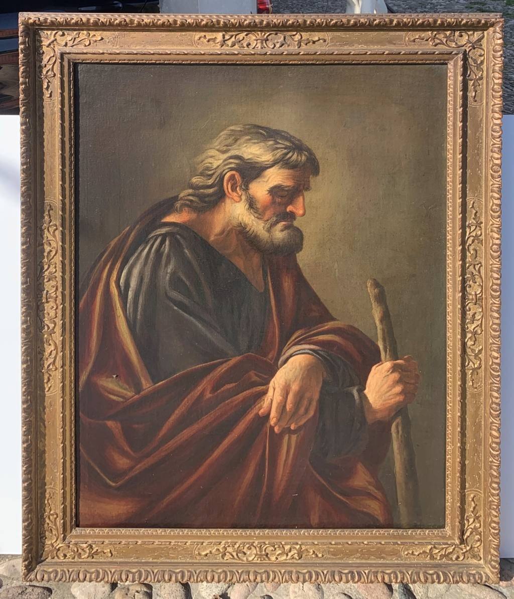 Jusepe de Ribera (Xàtiva 1591 - Napoli 1652) cerchia di - San Giuseppe.-photo-1