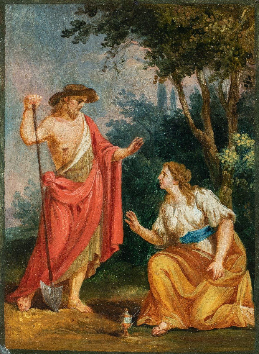 Pittore italiano (XVIII sec.) - Noli me tangere.