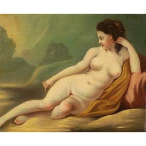 Pittore italiano (XVIII - XIX sec.) - Nudo femminile.