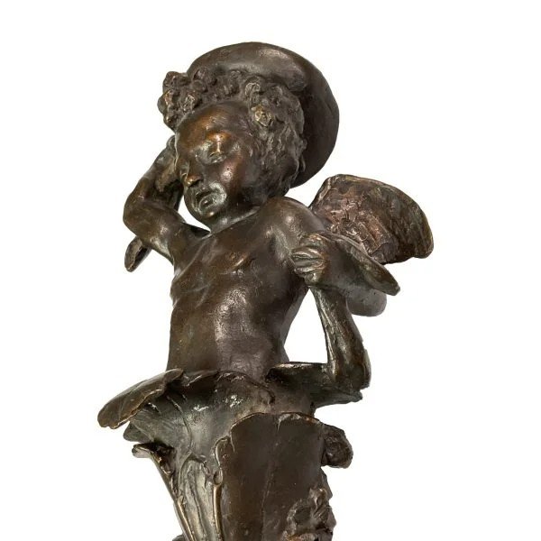 Applique in Bronzo a Forma di Putto – Veneto, XVII Secolo-photo-1