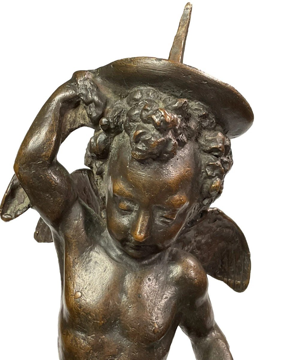 Applique in Bronzo a Forma di Putto – Veneto, XVII Secolo-photo-6